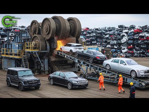 Видео: Самые опасные машины для дробления автомобилей и экстремальные измельчители, которые уничтожают в...