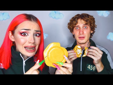 Видео: ⭕️ПРОБУЕМ ИГРУ В КАЛЬМАРА 🔺сахарные соты🟥