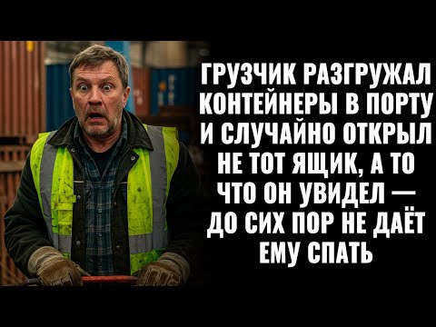 Видео: Грузчик разгружал товар в порту и случайно открыл не тот ящик, а то что он увидел —не даёт ему спать