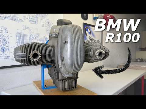 Видео: Разборка двигателя BMW R100: как на самом деле выглядят десятилетия забвения