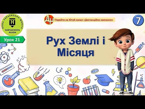 Видео: Урок 21. Рух Землі і Місяця