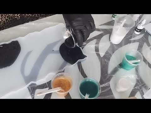 Видео: Создаю декоративный поднос💚