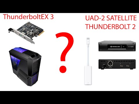 Видео: UAD-2 SATELLITE THUNDERBOLT 2 на обычном ПК