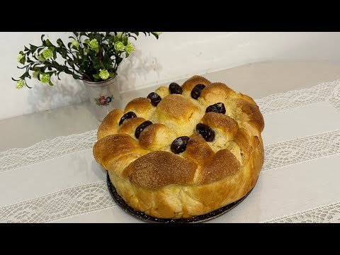 Видео: Лесен КОЗУНАК на конци - yöresel Bulgaristan Kozunak tarifi -Easter cake
