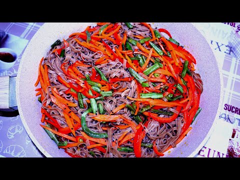 Видео: Соба с овощами за 15 минут