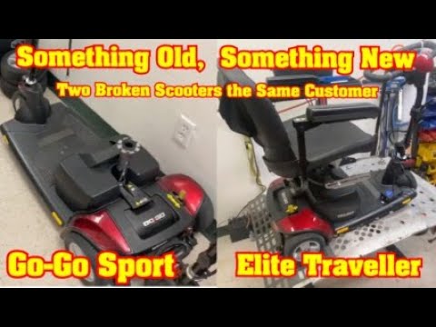 Видео: Что за хал! Два самоката Pride Mobility Go Go отправляются на ремонт и диагностику.