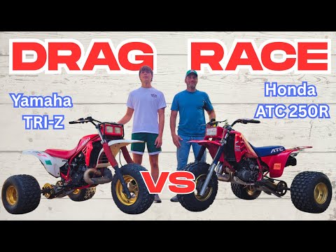 Видео: ДРЭГ-ГОНКА: ATC 250R против TRI-Z