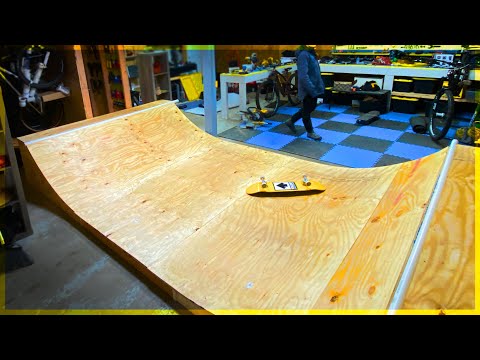 Видео: Строим мини-пандус в нашем гараже.