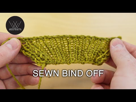 Видео: Закрытие петель с помощью шитья — Учебник по вязанию
