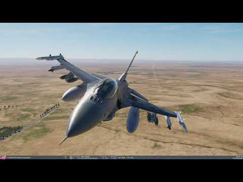 Видео: F-16C Viper. Применение вооружения воздух-земля в DCS World