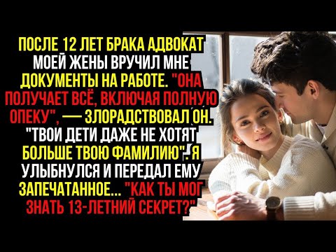 Видео: После 12 ЛЕТ брака адвокат моей жены ВРУЧИЛ мне документы на работе. ''Она получает ВСЁ, включая...