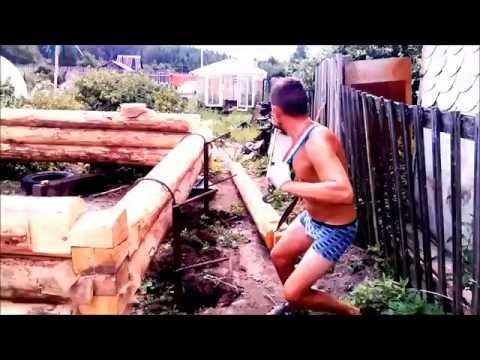 Видео: сруб в одиночку реально