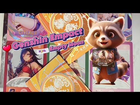Видео: Распаковка коллекционных карт: Genshin Impact Empty Moon