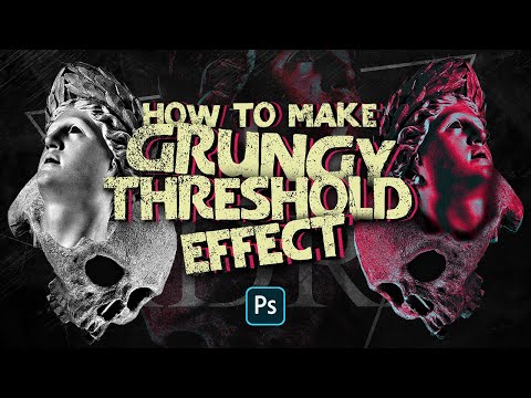 Видео: Как сделать шероховатый пороговый эффект | Подать заявку на процесс трафаретной печати