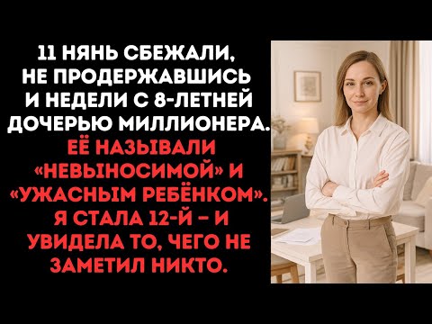 Видео: 11 нянь сбежали, не продержавшись и недели с 8-летней дочерью миллионера...