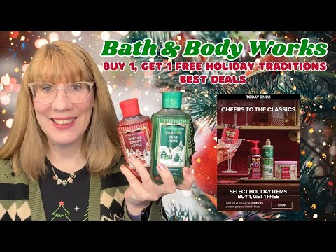 Видео: Bath & Body Works: купите 1, получите 1 бесплатно. Праздничные традиции — лучшие предложения