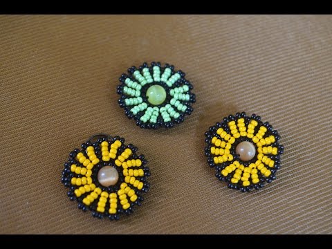Видео: Цветок из бисера "Нинель". Мастер класс