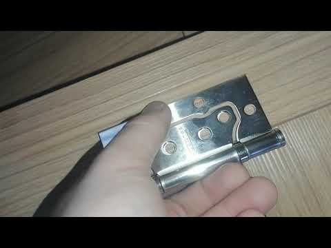 Видео: Как правильно установить петли,, бабочка,, в межкомнатной двери