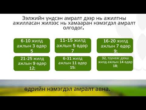 Видео: ЭЭЛЖИЙН АМРАЛТ ОЛГОХ,ЭЭЛЖИЙН АМРАЛТЫН ЦАЛИН ТООЦОХ ЖУРАМ
