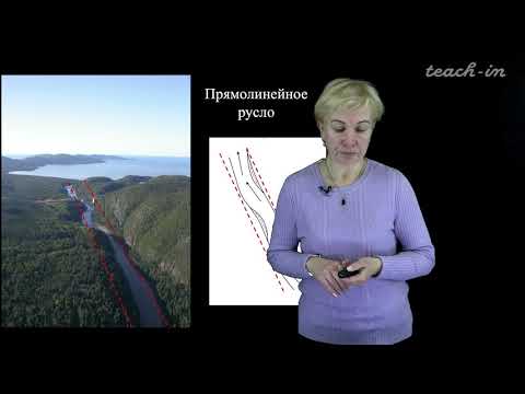 Видео: Суханова Т. В. - Геоморфология - 4. Флювиальный рельеф. Влияние климата на строение речных долин