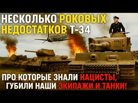 Видео: ГЛАВНЫЕ роковые недостатки Т-34, про которые знали немцы, и активно ими пользовались!