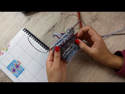 Видео: ЛОПАПЕЙСА. Как Вязать Жаккард с Протяжками по Кругу