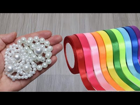 Видео: 😍ВАУ👌5 ИНТЕРЕСНЫХ, НЕОБЫЧНЫХ УЗОРОВ С ОЧЕНЬ КРАСИВЫМИ ЛЕНТАМИ И БУСЕРАМИ.