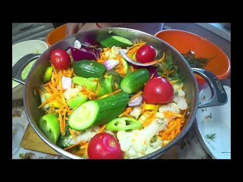 Видео: МАРИНОВАННЫЕ ОВОЩИ  ИЛИ ЗАКУСКА К НОВОГОДНЕМУ  ПРАЗДНИКУ!!! СМЕТУТ СО СТОЛА БЕЗ ОСТАТКА!!!