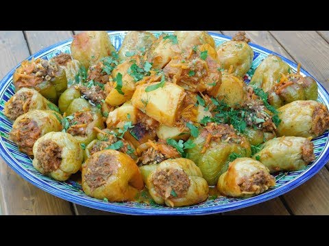 Видео: Начинённый болгарский перец по КАЗАХСТАНСКИ! Карагандинская ДОЛМА)))