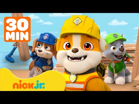 Видео: Крепыш и команда | Лучшие спасения и друзья Руббла! 🚧🐾 | Nick Jr. Cyrillic