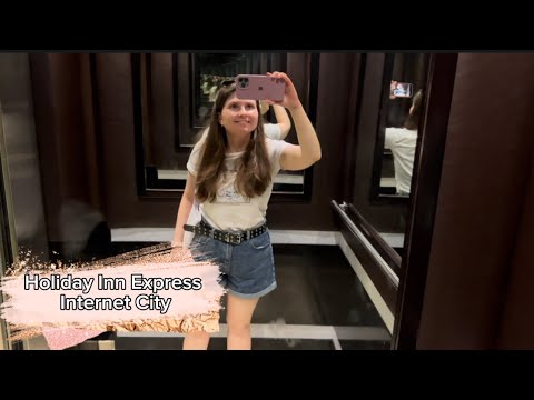 Видео: Бешеный трип. Заселение в отель Holiday Inn Express Internet City. Номер, завтрак. Влог