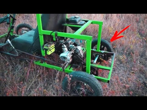 Видео: САМОДЕЛЬНЫЙ КАРТИНГ - ЗАДНЯЯ ОСЬ И ПРОБНЫЙ ВЫЕЗД!