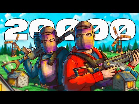Видео: Самое сильное ДУО 20000 Часов против кланов в Раст|Rust