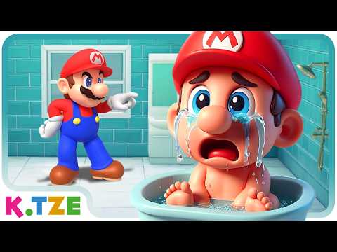 Видео: Малыш Марио не любит купаться 🛁😭 История Super Mario Odyssey