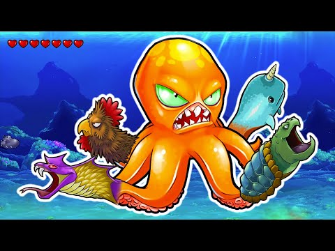 Видео: СУРОВЫЙ ОСЬМИНОГ МУТАНТ ОБРЕТАЕТ СИЛУ! ИГРА Octogeddon