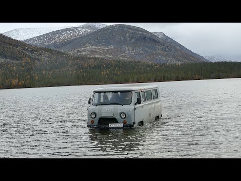 Видео: Уаз Буханка покоряет горы Севера. Первые поломки!