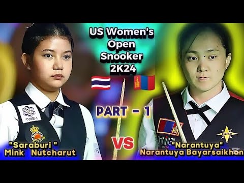 Видео: Минк Нутчарут Сарабури 🇹🇭 против Нарантуйя Баярсайхан 🇲🇳 | Открытый чемпионат США по снукеру сред...