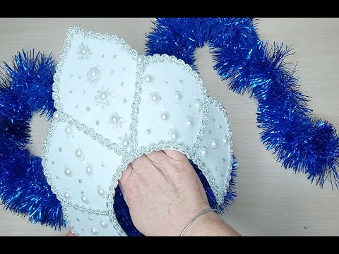 Видео: Как сделать корону-кокошник за несколько минут/How to make a crown in a few minutes/DIY