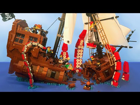 Видео: LEGO Pirates: Атака Кракена (покадровый фильм)