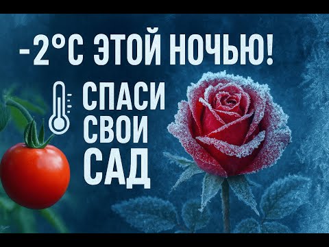 Видео: ТРЕВОГА! 17 ОКТЯБРЯ - НОЧЬЮ МИНУС! Ваш сад ПОГИБНЕТ, если не сделать эти 5 вещей.