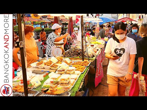 Видео: Thai Street Food Heaven: тур по рынку Samrong Fresh в Бангкоке