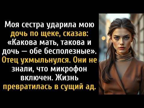 Видео: Моя сестра ударила мою дочь за то, что та шумела, а родители просто посмеялись.