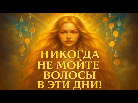 Видео: Никогда не мойте волосы в эти дни — вы смоете удачу и богатство!