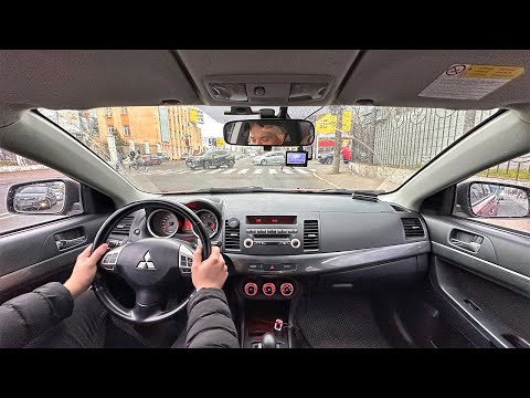 Видео: ПОКАТУХИ ПО ГОРОДУ | LANCER X 2008 -2.0 POV Test Drive