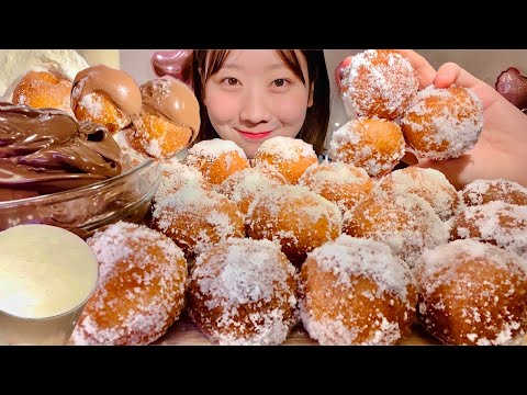 Видео: ASMR Моти Пончики【русские субтитры】【Mukbang/ Eating Sounds】