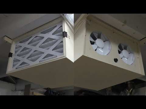 Видео: Система фильтрации воздуха для мастерской/ DIY Air Filter