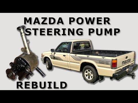 Видео: Ремонт насоса гидроусилителя руля Mazda для моделей B2000, B2200, B2600