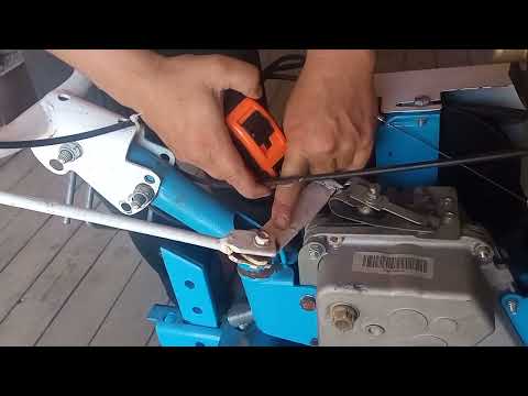 Видео: Конструкция механизма рычага коробки передач на мотоблоке НЕВА мб23