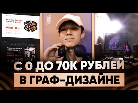 Видео: Как на Дизайне заработать 70к за месяц в 16 лет? Мой путь с 0 до 70,000₽ в месяц