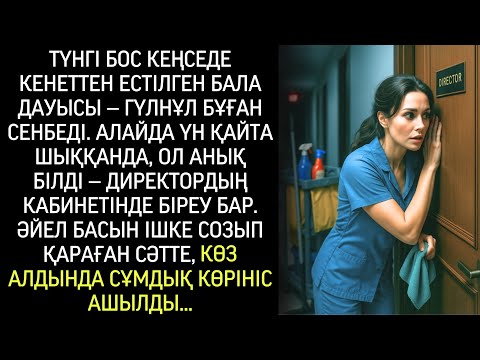 Видео: Түнгі ауысымда еден жуып жүргенде, әйел жабық бөлмеден бала жылағанын естіп, есікті ашса…